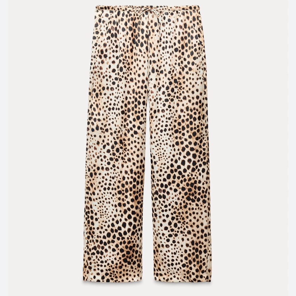 Zara Leopard Print XL Pants